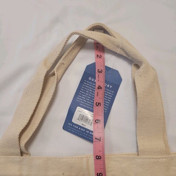 Life is Good Bag Cream Canvas Simplicity Tote Chocolate Understands NWT New - Picture 8 of 11